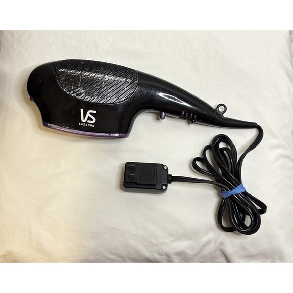 Vidal Sassoon 1875W Professional Ionic Styler Dryer VS783 BLACK COLOR Tested - Picture 1 of 4